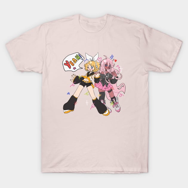 rin and ia T-Shirt by KITTYFROGS